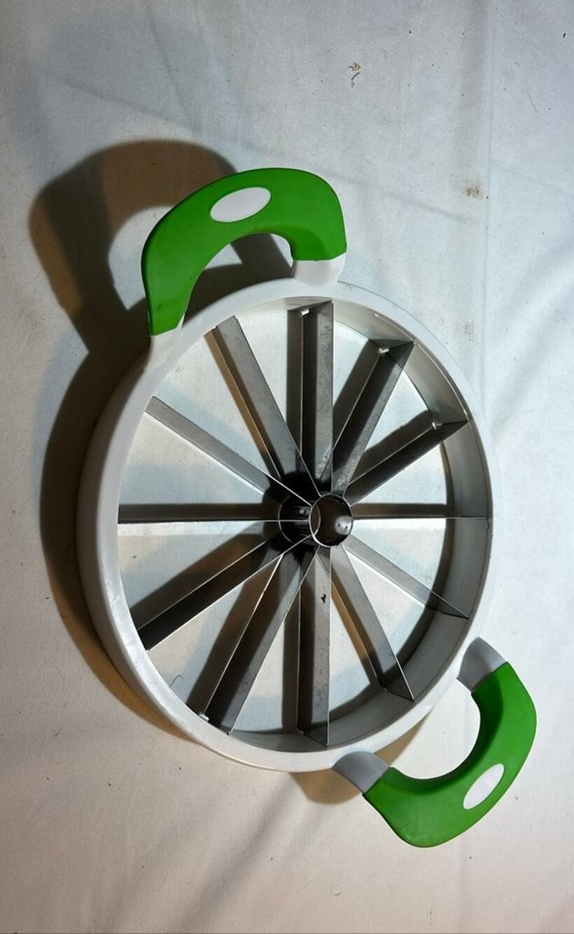 Large Apple Slicer with Green Handles